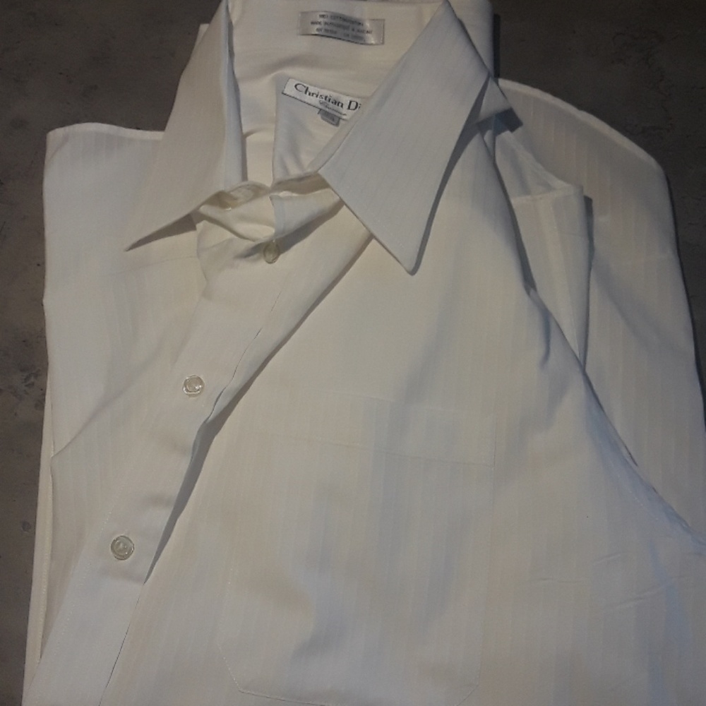 White button up Christian Dior shirt